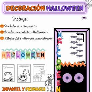 🎃 Decoración Puerta Halloween 🎃